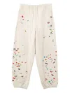 Miharayasuhiro Sticker Graphic-print Track Pants In White