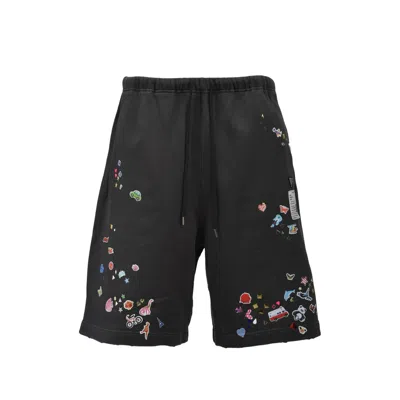 Miharayasuhiro Sticker Shorts In Black