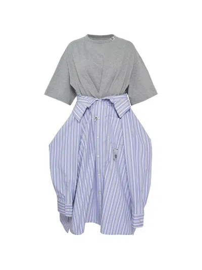 Miharayasuhiro Striped Dress In Multi