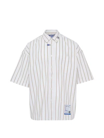 Miharayasuhiro Striped Shirt In White