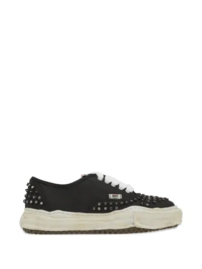 Miharayasuhiro Studded-detail Sneakers In Black
