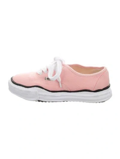 Pre-owned Miharayasuhiro Suede Sneakers In Pink