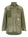 Miharayasuhiro Distressed Field Puffer Jackets Green In Green