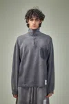 Miharayasuhiro Sun Faded Half Zip Pullover In There Is No Color Specification For This Product.