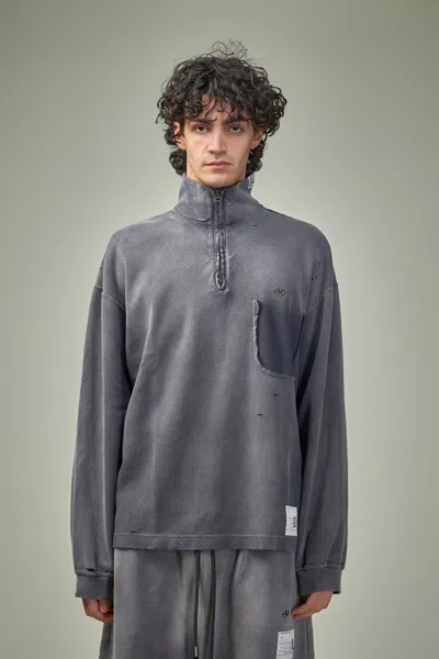Miharayasuhiro Sun Faded Half Zip Pullover In There Is No Color Specification For This Product.