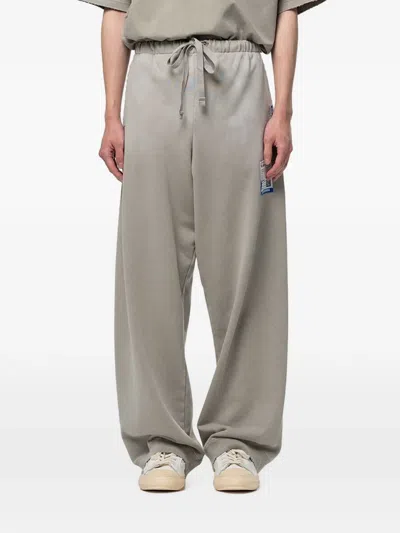 Miharayasuhiro Sun Faded Like Distressed Pants In Gray