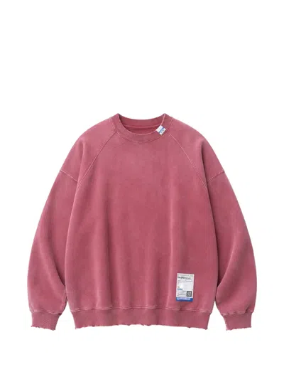 Miharayasuhiro Sun Faded Like Distressed Sweatshirt In Pink