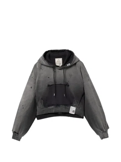 Miharayasuhiro Sun Faded Like Hoodie In Black
