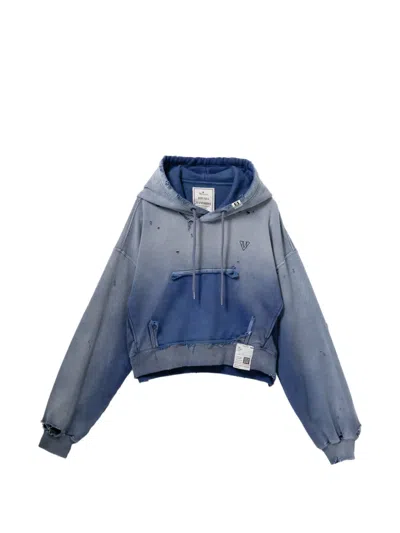 Miharayasuhiro Sun Faded Like Hoodie In Blue