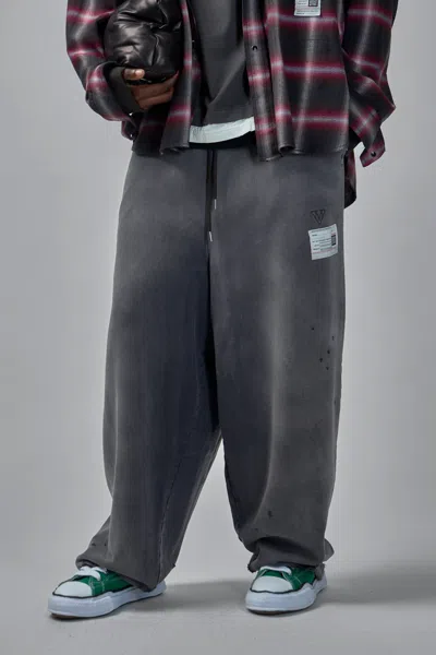 Miharayasuhiro Sun Faded Like Sweat Pants In Gray