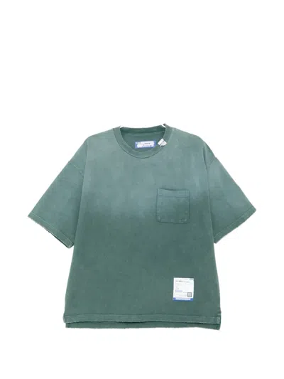 Miharayasuhiro Sun Faded Like T-shirt In Green