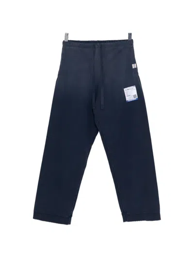 Miharayasuhiro Sun Faded Like Track Pants In Blue