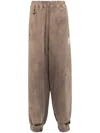 Miharayasuhiro Sun Faded Pants In Brown
