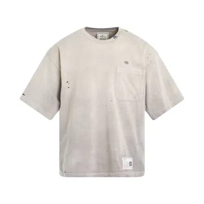 Miharayasuhiro Sun Faded T-shirt In Beige