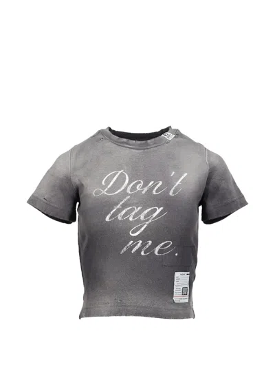 Miharayasuhiro Sun-faded Like Mini T-shirt In Gray