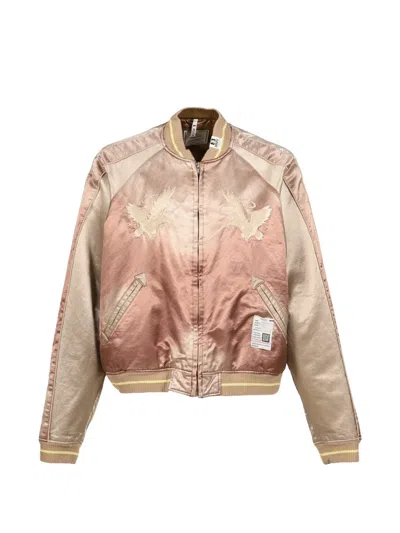 Miharayasuhiro Sun-faded Like Souvenir Jacket In Animal Print