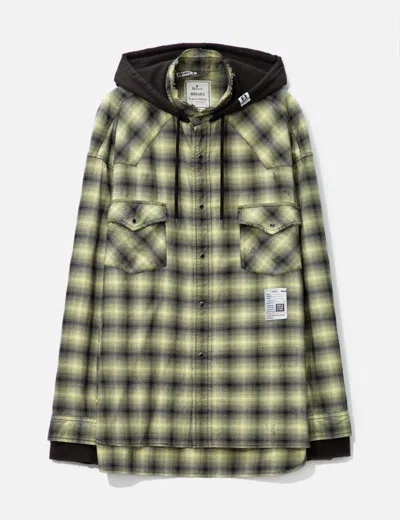 Miharayasuhiro Sweat Hoodie Long Sleeve Shirt In Green