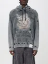 Miharayasuhiro Maison Mihara Yasuhiro Washed Black Sweatshirt With Distressed Effect In Black