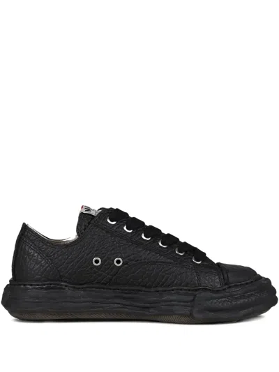 Miharayasuhiro Textured Sneakers In Black