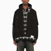 Miharayasuhiro Maison Mihara Yasuhiro Three Layer Hooded Shirt In Black