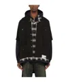 Miharayasuhiro Maison Mihara Yasuhiro Three Layer Hooded Shirt