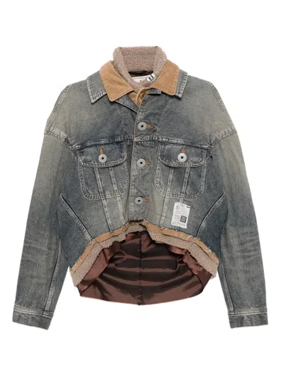 MIHARAYASUHIRO TRIPLE-LAYERED DISTRESSED JACKET