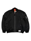 Miharayasuhiro Triple Layered Flight Jacket In Black