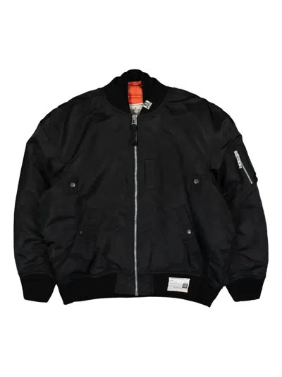Miharayasuhiro Triple Layered Flight Jacket In Black