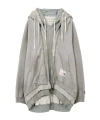 Miharayasuhiro Triple-layered Hoodie In Gray