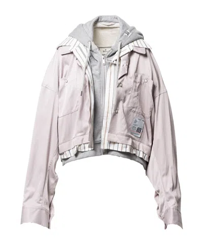 Miharayasuhiro Triple Layered Shirt In Pink