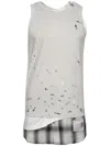 Miharayasuhiro Triple Layered Top In White
