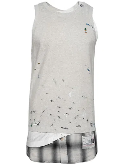 Miharayasuhiro Triple Layered Top In White