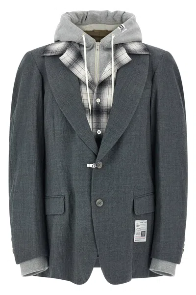 MIHARAYASUHIRO 'TRIPLE LAYERED WOOL' BLAZER