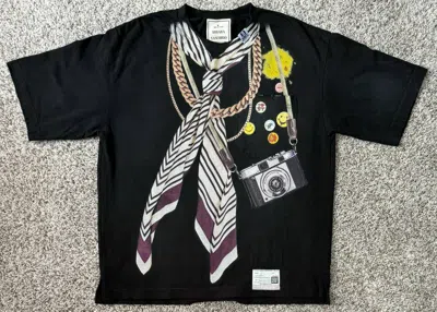 Pre-owned Miharayasuhiro Trompe L'oeil T-shirt In Black