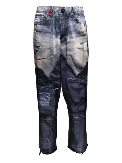 Miharayasuhiro Trompe L'oeil Trousers