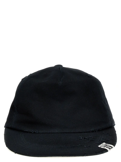 MIHARAYASUHIRO USED EFFECT CAP HATS BLACK