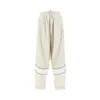 Miharayasuhiro Versized Nylon Track Pants In Neutral
