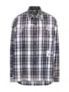 Miharayasuhiro 'vintage Like Check' Shirt In Black