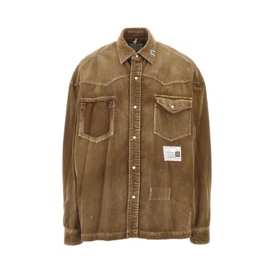 Miharayasuhiro Brown Corduroy Shirt