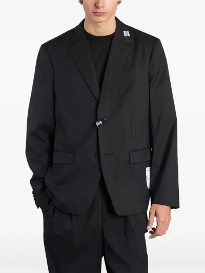 Miharayasuhiro Washable Tailored Jacket In Black