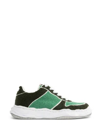 Miharayasuhiro Wayne Bouclé Sneakers In Green