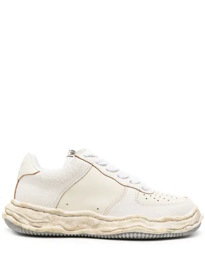 Miharayasuhiro Wayne Leather Sneakers In White