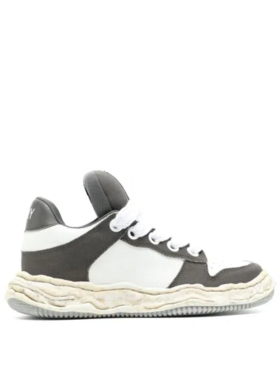 Miharayasuhiro Wayne Og Sole Leather Sneakers In ブラウン