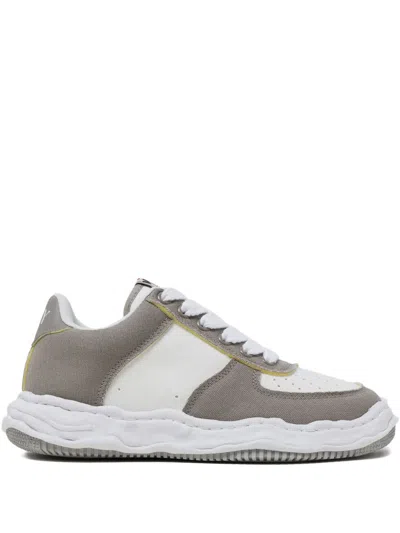MIHARAYASUHIRO WAYNE PANELLED WAVE-SOLE SNEAKERS