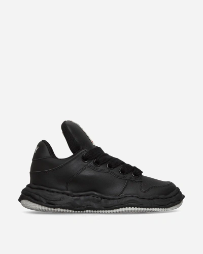 Miharayasuhiro Wayne Puffer Og Sole Leather Low Sneakers In Black