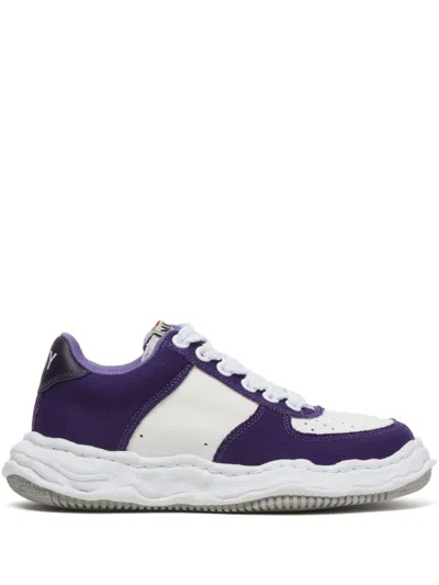 Miharayasuhiro Wayne Two-tone Sneakers In Purple