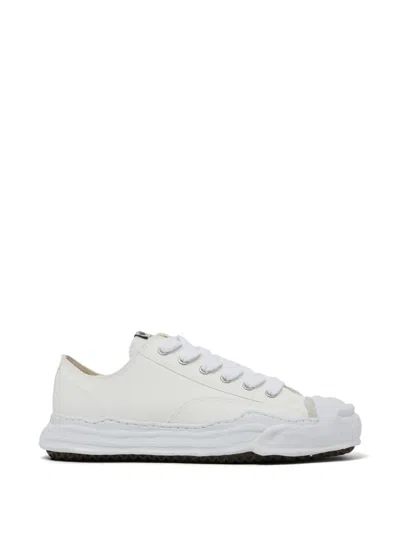 Miharayasuhiro Maison Mihara Yasuhiro Hank Low Original Sole Leather Low-top Sneaker Shoes In White