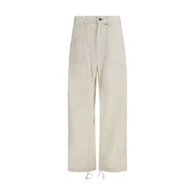 Miharayasuhiro White Cotton Casual Pants