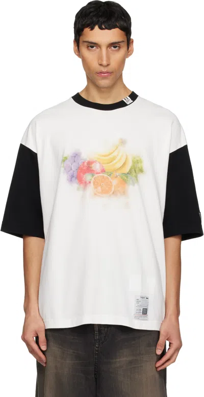 Miharayasuhiro Fruit-print T-shirt In White