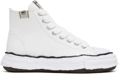 Miharayasuhiro White Peterson23 Og Sole Canvas High-top Sneakers